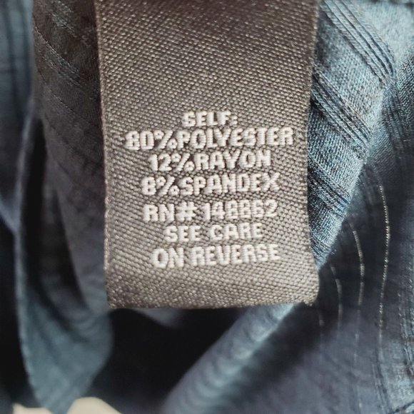 Torrid Teal Ribbed Knit Faux Wrap Dress Sz 1 (14/16) - Picture 9 of 10